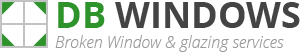 Oval Broken Window Logo